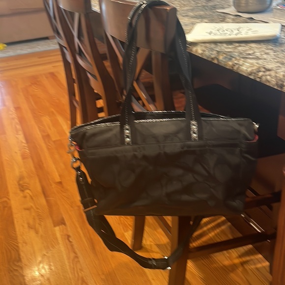Coach black brief case! Perfect condition! Perfect for a diaper bag. - Picture 3 of 5